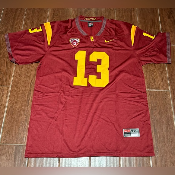 Caleb Williams USC Trojans Cardinal Jersey Size S-L - Picture 5 of 9